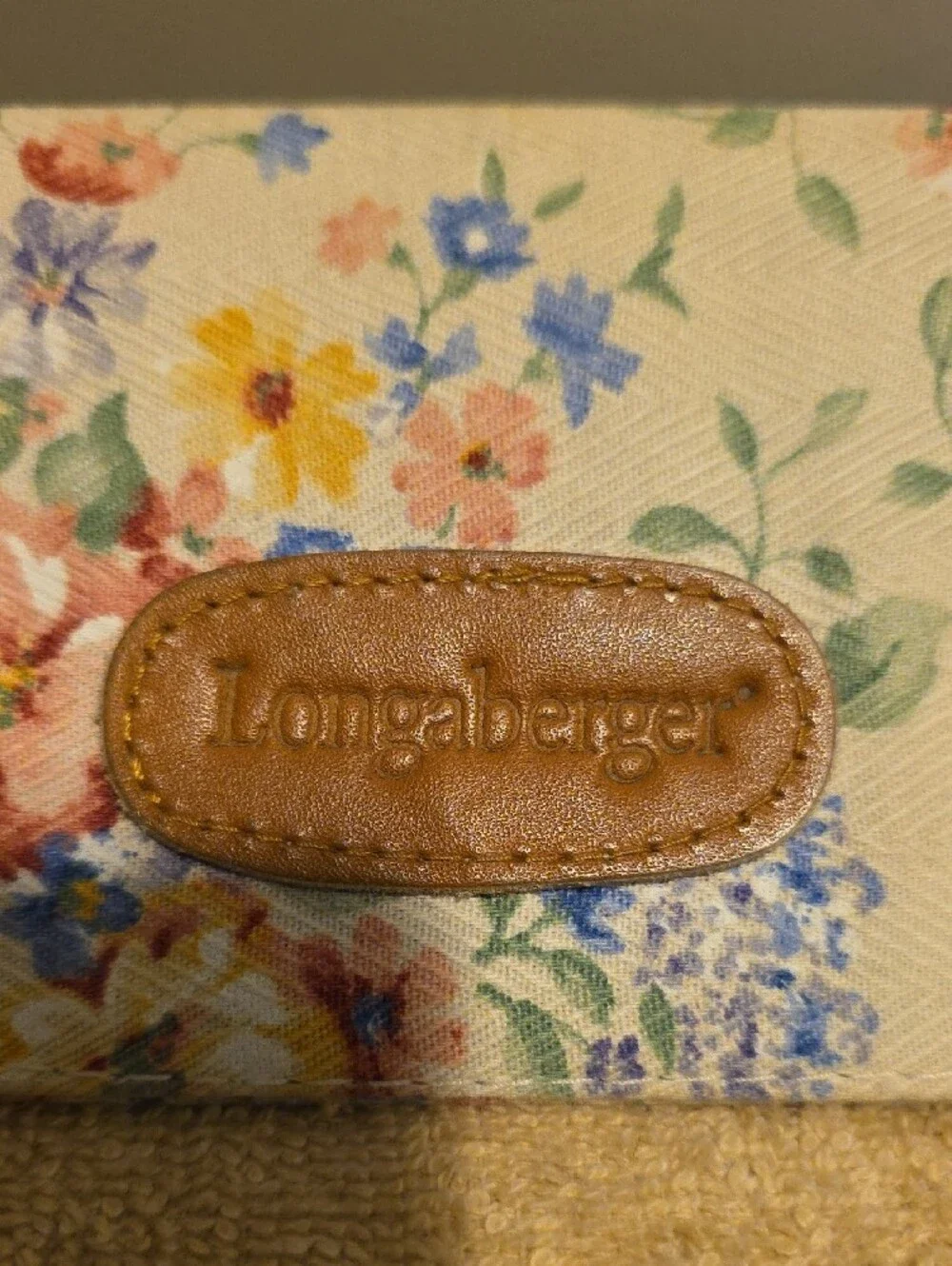 Longaberger checkbook holder